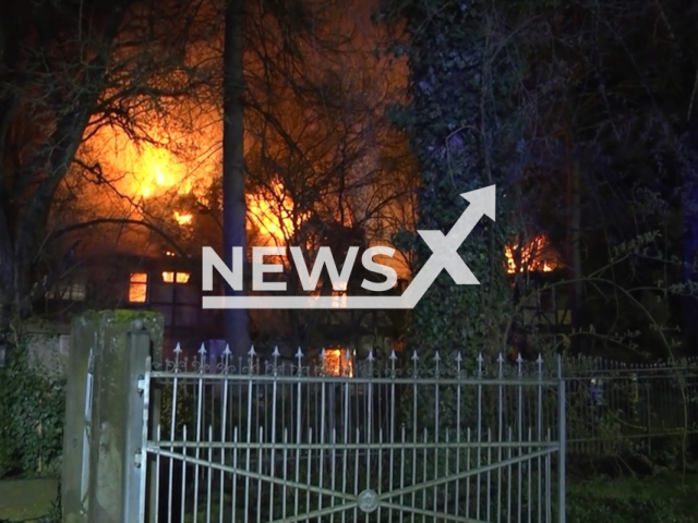 Image shows the house where Armin Meiwes, aged 61, committed the crime in the town of Rotenburg an der Fulda, Germany, undated photo. He was jailed for killing Bernd Juergen Brandes, 43, and eating his genitals on Mar. 10, 2001. Note: Photo is a screenshot from a video. (Newsflash)