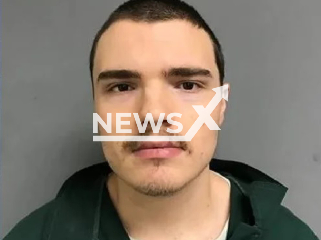 Peter Manfredonia, 26, poses in undated photo. He was jailed for 55 years in the city of New Haven, Connecticut State, USA. Note: Licensed content. (Connecticut State Police/Newsflash)