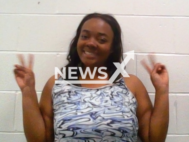 Kayiba K. Christelle, 22, from the city of Manchester, New Hampshire State, USA, poses in undated photo. She was arrested for reckless conduct with a deadly weapon, disobeying a police officer, reckless operation and driving while intoxicated on Sunday, April 23, 2023. Note: Licensed content. (New Hampshire State Police/Newsflash)