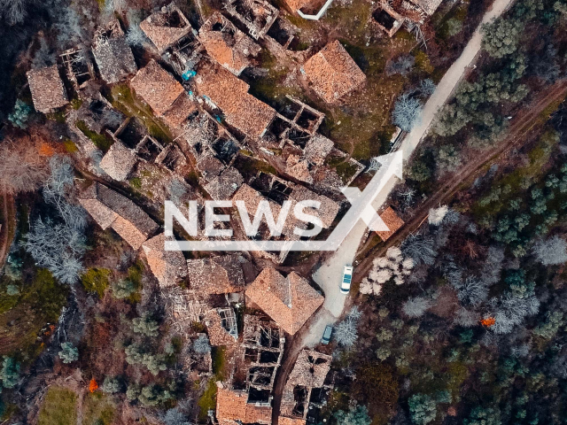 The village of Lubbey in Izmir, Turkey, which was abandoned 30 years ago due to the lack of electricity and large agricultural lands and has become a place frequented by YouTubers in recent years due to alleged paranormal events. Note: Picture is provided to us by Suat Inan (Suat Inan/Newsflash)