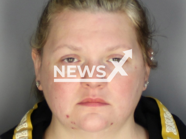 Samantha Valentine, 31, from the city of Watervliet, New York State, USA, poses in undated photo. She was sentenced to seven years in prison for the attempted murder of her infant son on Tuesday morning, April 25, 2023. Note: Licensed content. (Watervliet Police Department/Newsflash)