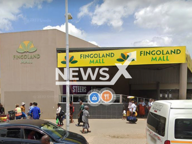 Picture shows the Fingoland Shopping Mall in Butterworth, South Africa, undated.  A 32-year-old man  was arrested trying to sell a human penis here, on Thursday , April 20, 2023. 
 Note: Photo is a screenshot from Google Maps. (Google Maps/Newsflash)