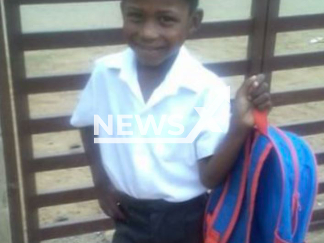 Nqobizitha Zulu, 5, poses in undated photo. He and Tshiamo Rabanye, 6, from Soweto, South Africa, were found mutilated  after going missing, and a 50-year-old woman,     related to one of the boys and a 39-year-old man, were arrested for the crime.
 Note: Private photo.  (Newsflash)