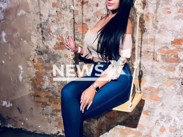 Mariana Fragoso, 25, poses in undated photo. She was arrested on suspicion of having an arsenal of weapons that  belonged to the he largest Brazilian criminal organization Primeiro Comando da Capital inside the apartment where she lived, in Campinas, Brazil.
 Note: Private photo.  (@maarifragoso/Newsflash)