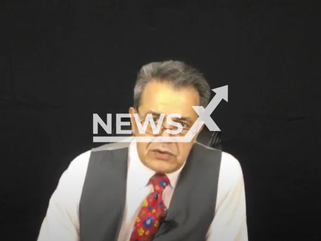 Picture shows Iranian-German journalist Jamshid Sharmahd, undated. 
The  Supreme Court of Iran confirmed his death sentence, in April, 2023.
Note: Photo is a screenshot from a video. (Newsflash)