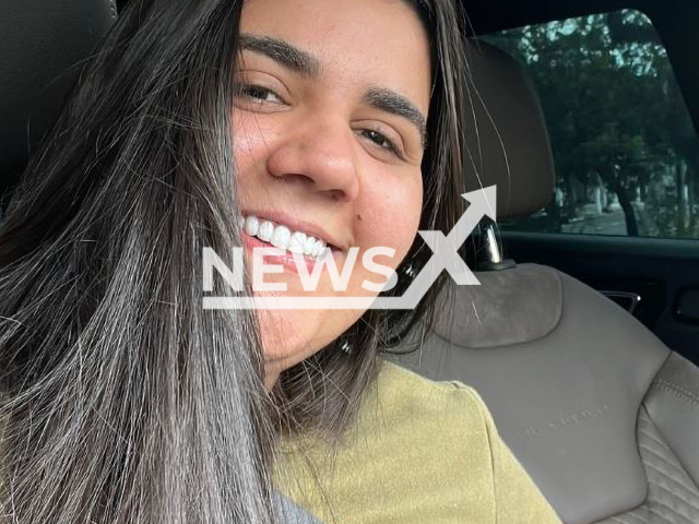 Yasmin Santos poses in undated photo. She was  robed at gun point in front of her house in Sao Paulo, Brazil, on Wednesday, April 26, 2023.  Note: Private photo.  (@yasminsantosoficial/Newsflash)