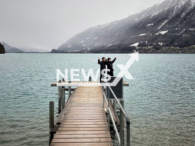 Image shows tourists at the Lake Brienz in the Bernese Oberland region of Switzerland, undated photo. The place has been overflown with visitors because of the South Korean TV series 'Crash Landing on You' on Netflix. Note: Licensed content. (Postauto/Newsflash)