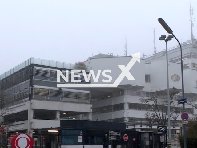 Image shows the ORF headquarters at Hugo-Portisch-Gasse 1, in the city of Vienna, Austria, undated photo. The broadcaster will cash in about EUR 800 million (GBP 706 million) per year. Note: Photo is a screenshot from a video. (Newsflash)