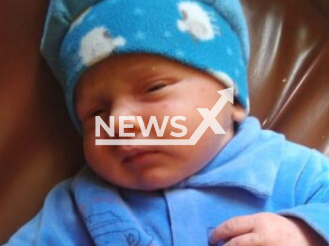 Lucas Nunes,  3-months-old, poses in undated photo. He died after  choking on breast milk in Balneario Rincao, Brazil, on Monday, May 1, 2023. Note: Private photo.  (Newsflash)