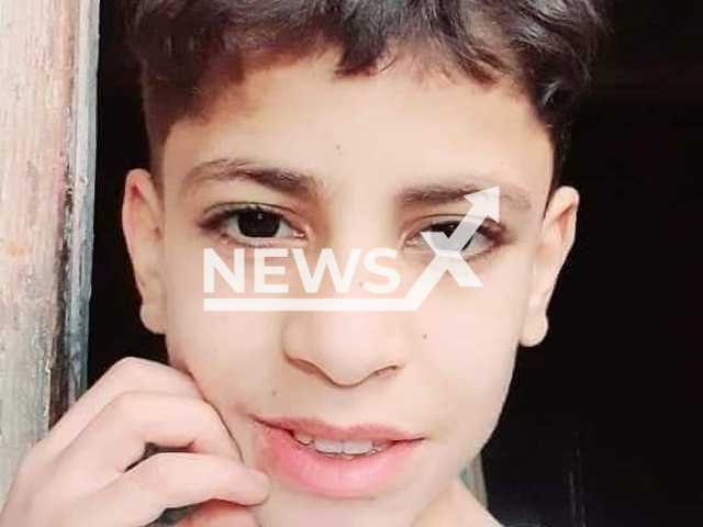 Photo shows the Egyptian boy Mustafa Izat, undated. He was killed by his two friends to take his money in Beheira, Egypt. Note: Private photo. (Newsflash)