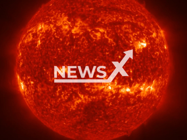 Picture shows the sun, undated.  A coronal mass ejection (CME) erupted from the sun on Friday, April 21, 2023. Note: Picture is a screenshot from a video (NOAA; NASA GSFC; CIRA/Newsflash)