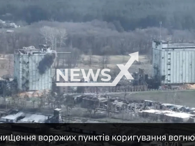 Ukrainian forces use drones and artillery to target and destroy Russian military positions in Ukraine in undated footage. The footage was released by 108th separate mountain assault battalion on Tuesday, May. 4, 2023.
Note: Picture is a screenshot from a video (@Tretia.okrema.tankova.brygada/Newsflash)