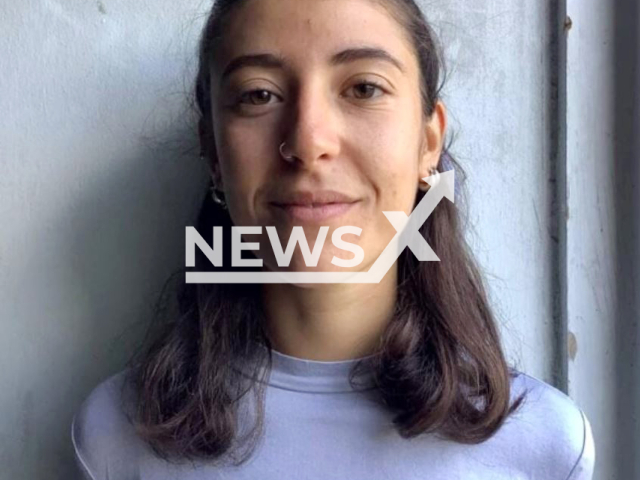 Giulia Pern, 24, poses in undated photo. She  died  falling from a hiking trail near the Sacra di San Michele, in Turin, Italy, Tuesday,  on May 2, 2023.
 Note: Private photo.  (Newsflash)