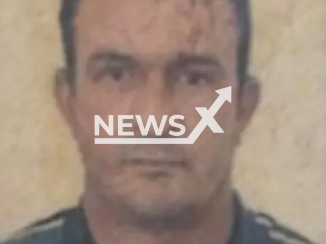 Edivan Alves Cavalcante, 49, poses in an undated photo. Edivan was killed in Valparaiso de Goias, in Goias, Brazil, on Tuesday, May 2, 2023. Note: Photo from police. (Military Police/Newsflash)