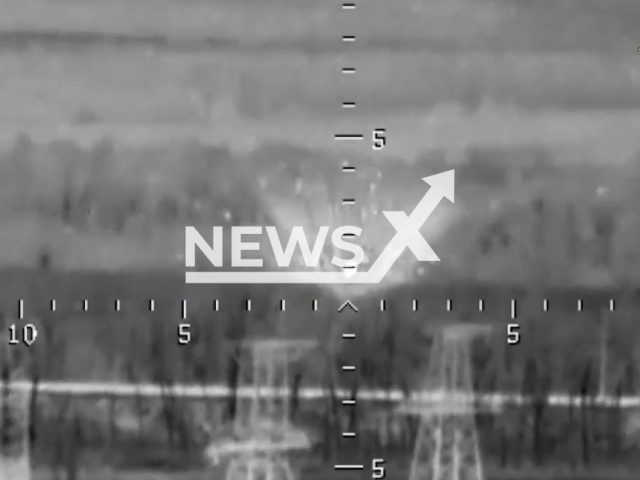 DPR artillery destroys Ukrainian military positions in the Avdiivka direction in Ukraine in undated footage. The footage was released by People's Militia of the DPR on Thursday, May.11, 2023. Note: Picture is a screenshot from a video (@nm_dnr/Newsflash)