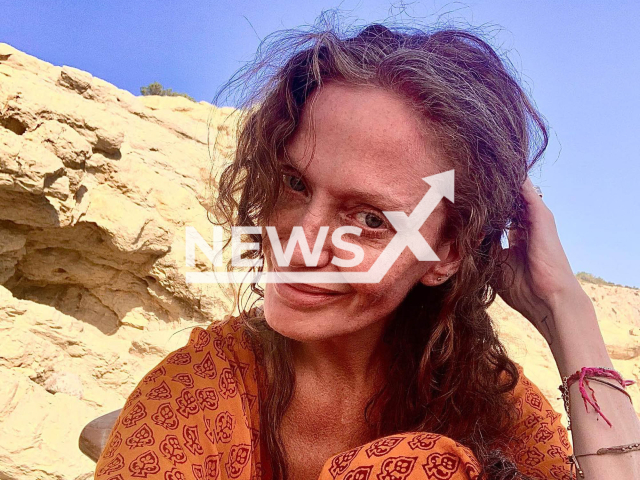 Virginia von Furstenberg, 48, poses in undated photo.  Her body  was found on the terrace on the first floor of a hotel in Merano, Italy, in May, 2023. 
 Note: Private photo.  (@virgivonfurstenberg/Newsflash)