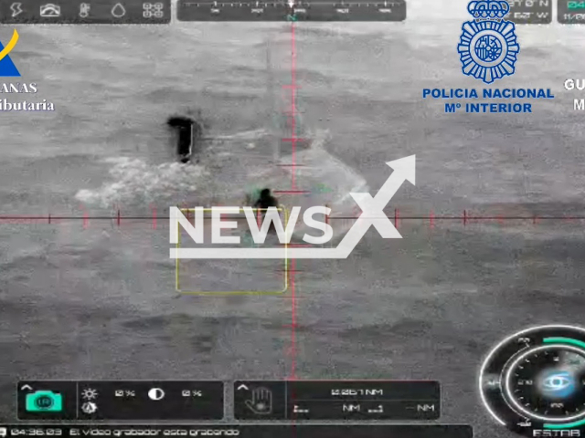 Police intercept a fishing boat with more than 1 500 kilogrames of cocaine  near the coast of Canary Islands, Spain, undated. The six crew members were arrested. Note: Picture is a screenshot from a video (Newsflash)