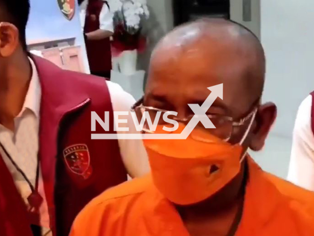 Picture shows I Ketut Ari Wiantara, 53, undated. He   was arrested  on suspicion of having performed thousands of illegal abortions from 2006 to 2023 in Denpasar, Indonesia,  on Monday, May 8, 2023.  Note: Photo is a screenshot from a video. (Newsflash)