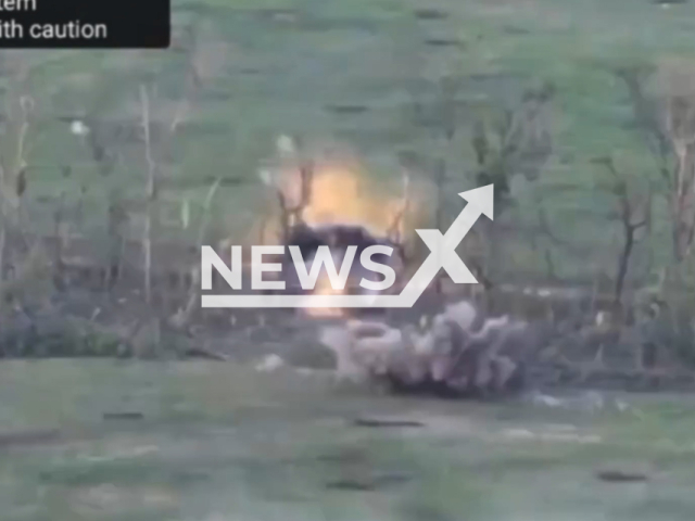 Ukrainian troops destroy Russian BMP on the frontlines in Ukraine in undated footage. The footage was released by 66th Separate mechanized brigade on Thursday, May, 18, 2023.
Note: Picture is a screenshot from a video (@66ombr/Newsflash)