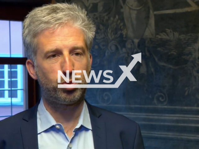 Boris Palmer who said the trash cans in Tubingen have been 'surprisingly empty' since the packaging tax started in January 2022. Note: Photo is a screenshot from a video(Newsflash).