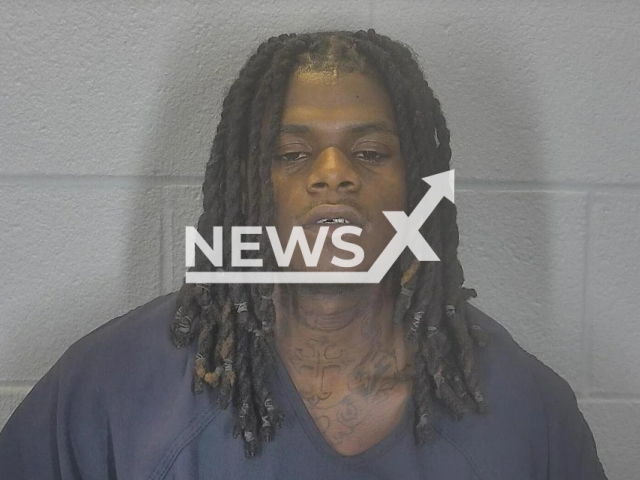 Picture shows Trayshaun Smith, 23, having a warrant out for his arrest in Illinois, USA for murder, undated. He was booked into the Tippecanoe County Jail on an active murder warrant after a child, 3, shot at his mother Jalynn Artis, 21, and Trayshaun at Romney Meadows apartment complex, Lafayette, Indiana, USA on Thursday, May 18, 2023. Note: Private photo. (Newsflash)