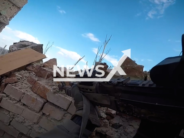 Ukrainian fighters continue to defend the destroyed city of Bakhmut in Ukraine in undated footage. The footage was released by Commander of the Ground Forces of the Ukrainian Armed Forces - Oleksandr Stanislavovych Syrskyi on Tuesday, May, 23, 2023. 
Note: Picture is a screenshot from a video (Ministry of Defense of Russia/Newsflash)