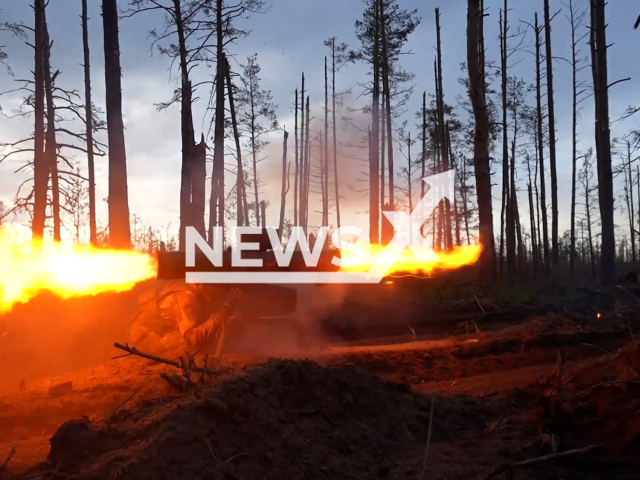 Russian soldiers fire from the ATGM "Fagot" at Ukrainian military positions in Ukraine in undated footage. The footage was released by Russian MoD on Thursday, May, 25, 2023.
Note: Picture is a screenshot from a video (Ministry of Defense of Russia/Newsflash)