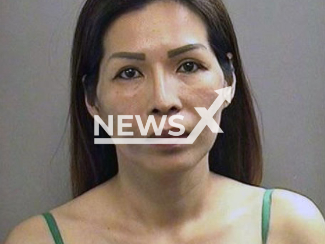 My Tran, 42, from the city of Arlington, Texas State, USA, poses in undated photo. She was arrested after she killed her husband over divorce paper dispute on Wednesday, May 24, 2023. Note: Licensed content. (Arlington Police Department/Newsflash)