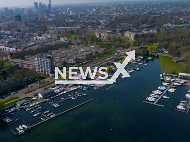 Image shows the city of Rotterdam, in the Netherlands, undated photo. Three drug smugglers were arrested after they got stuck inside a container while trying to retrieve the drugs. Note: Photo is a screenshot from a video. (Newsflash)