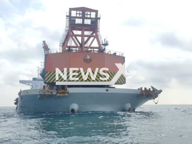 Photo shows a Chinese vessel, which is believed to have stolen from World War 2 shipwrecks in Malaysian waters, undated. Malaysian authorities have nabbed a foreign vessel wanted for plundering World War 2-era shipwrecks in the region, including the HMS Repulse and HMS Prince of Wales that sank in Malaysian waters in 1941. Note: Photo is from the Malaysian Coastguard (@maritimmalaysia/Newsflash)