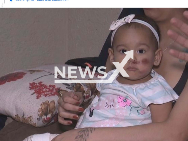 Photo shows Raabe, undated. She was hit by her father's car, which was maneuvering to leave the garage at home in Candangolandia, Brazil, Monday, May 29, 2023. Note: Picture is a screenshot from a post (Newsflash)